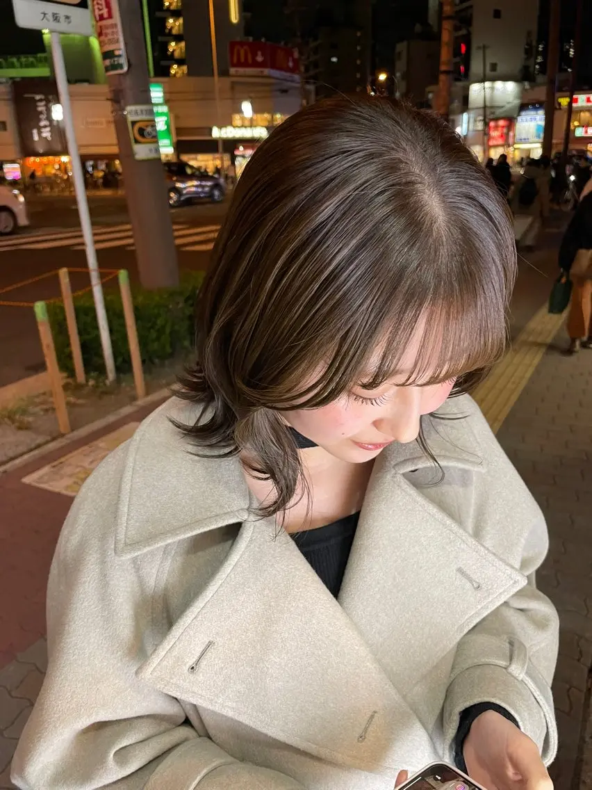 【人気No.2❤️‍🔥】フルボ酸カラー➕髪質改善トリートメント➕超音波アイロンの写真