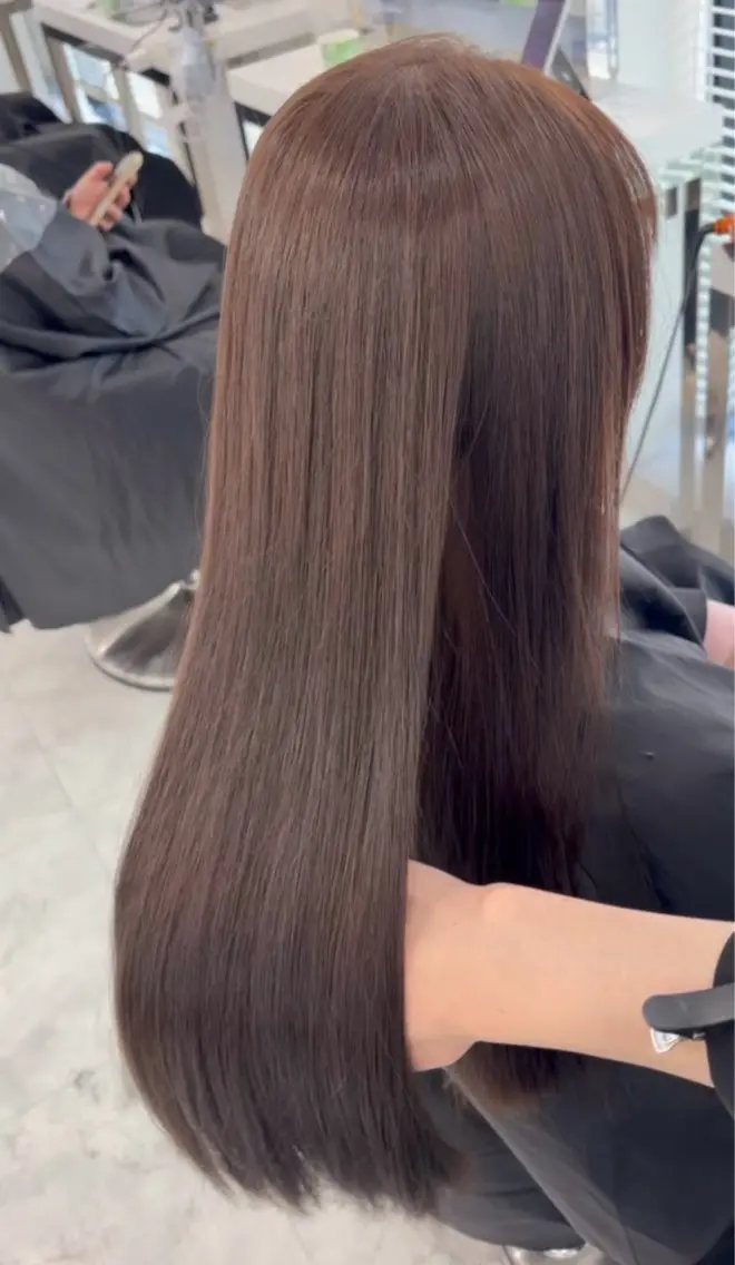 ロング カラー 野口 楓華のヘアスタイル