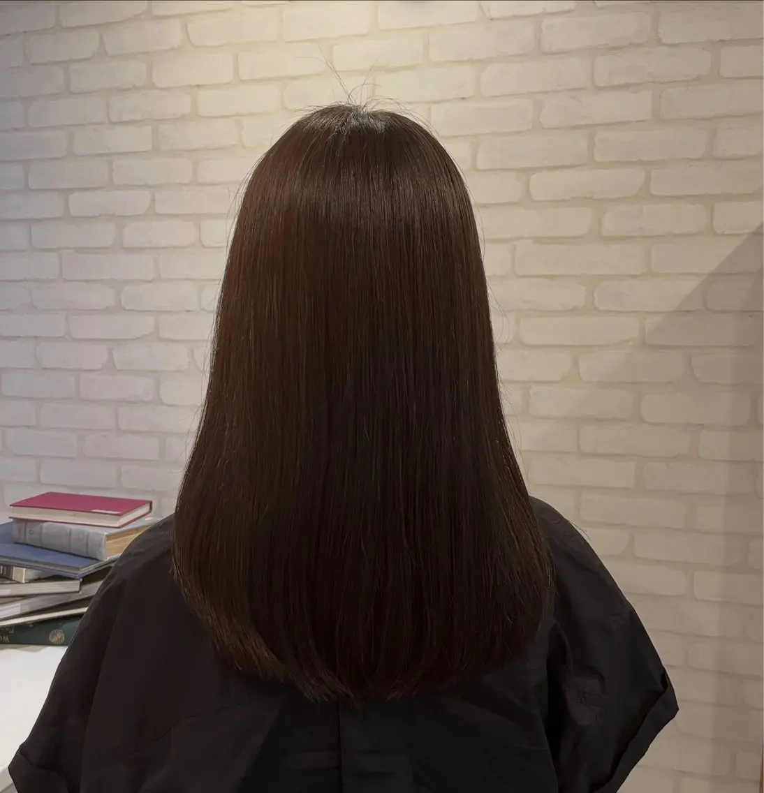 ロング カラー グレージュ カット ヘアカラー 阿部 うららのヘアスタイル