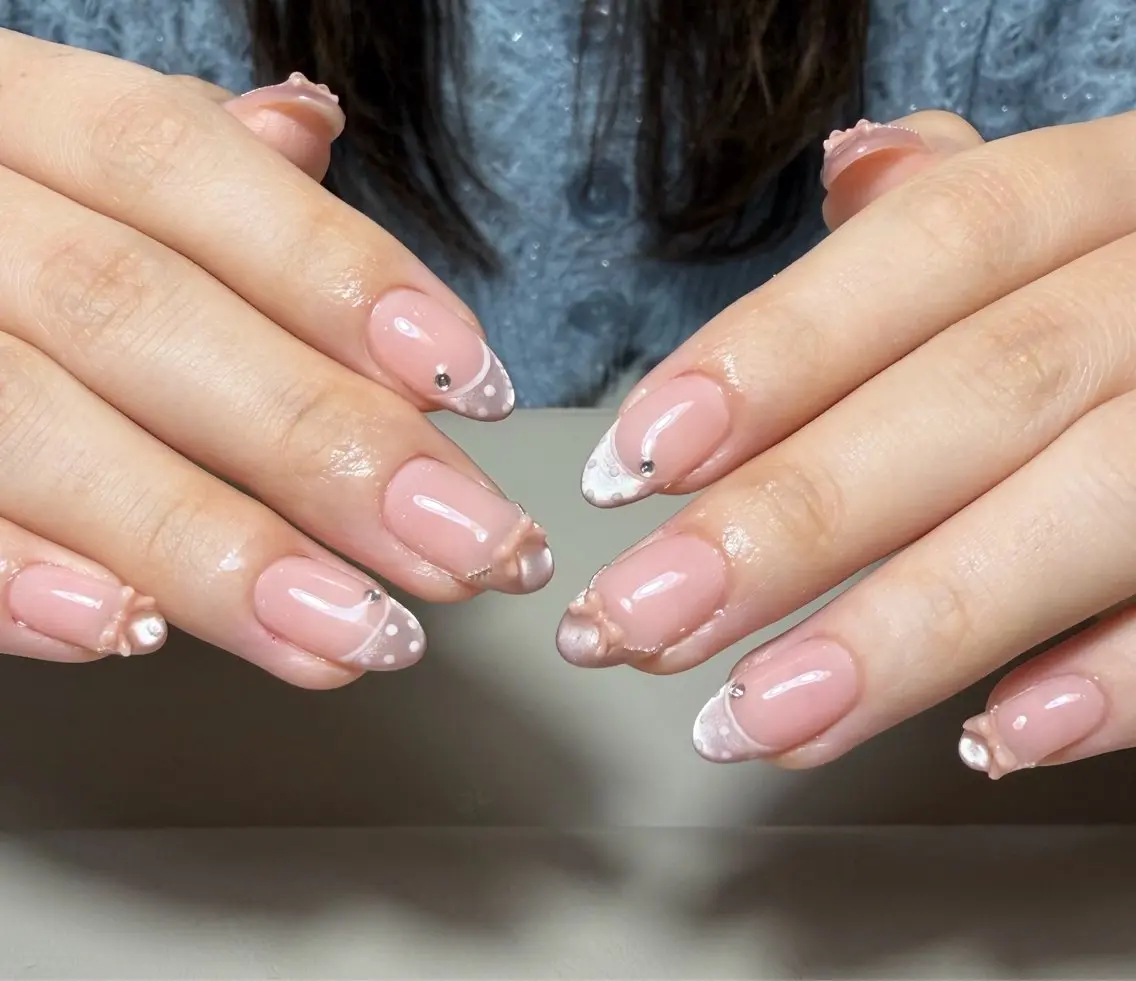 ネイル ハンドネイル ハンドケア 🍑 momo_nailのネイルデザイン