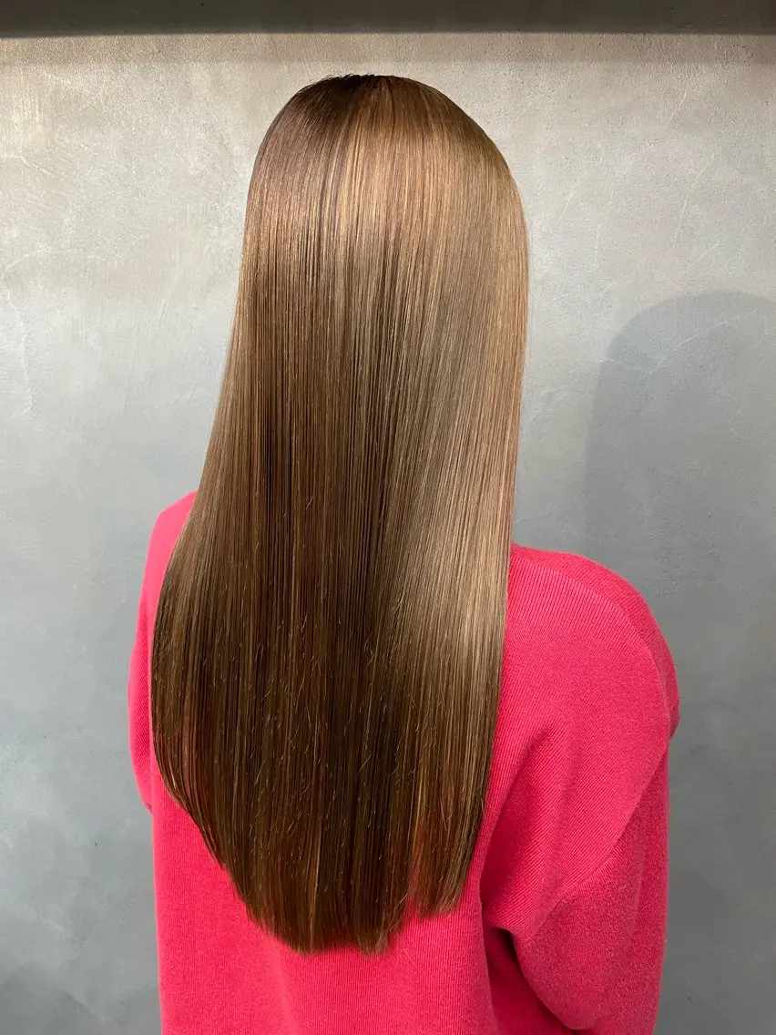 🌟最新弱酸性リボン🎀トリートメント(ブリーチによるダメージの急速エネルギーチャージ)サラッサラになり髪の強度UP❗️の写真