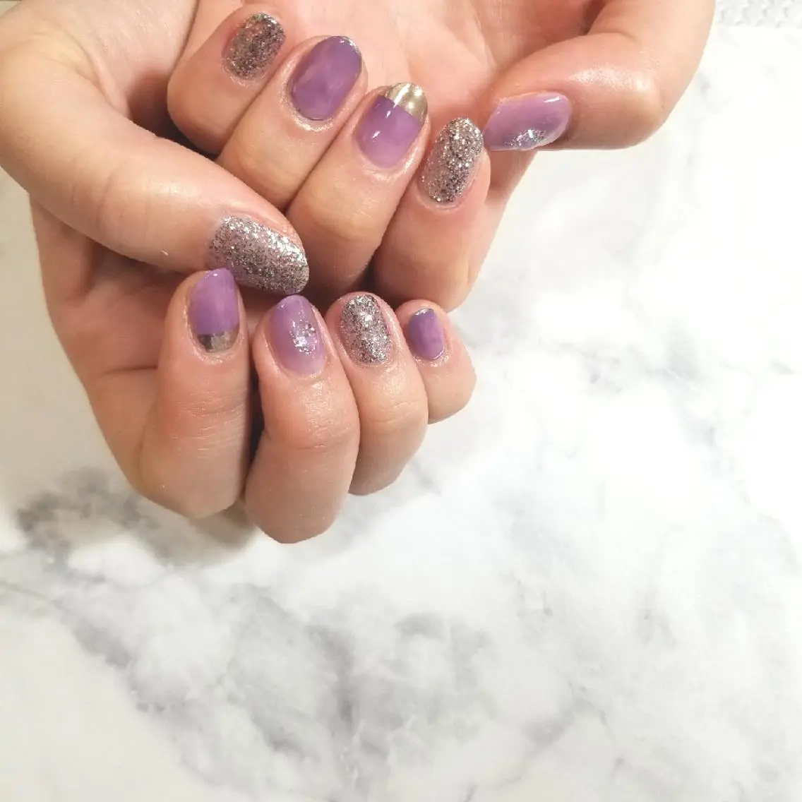 ネイル ニュアンスネイル ハンドネイル nijiiro🌈 サトウのネイルデザイン