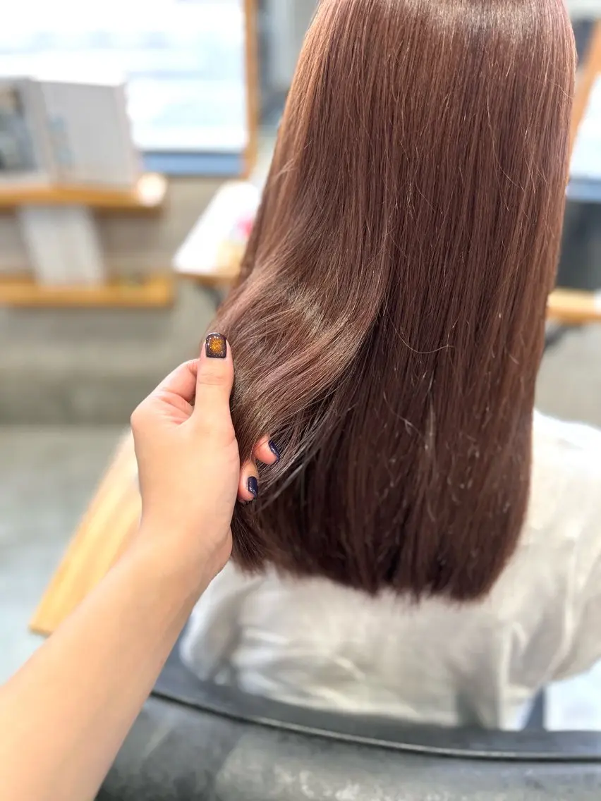 ロング 縮毛矯正 /hiyori🌟のヘアスタイル