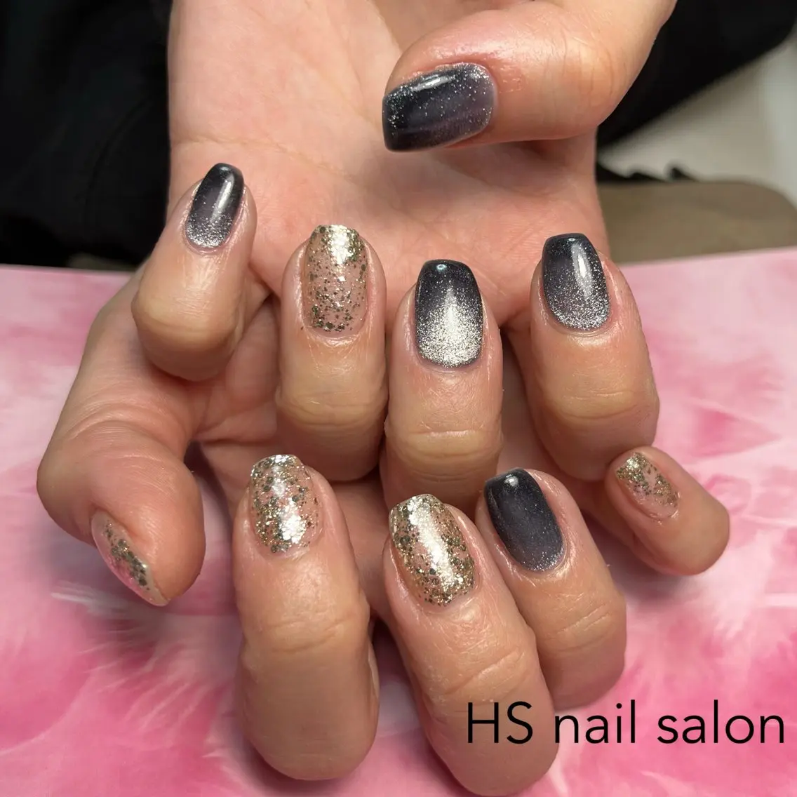 ミディアム ハンドネイル hs nail salonのネイルデザイン