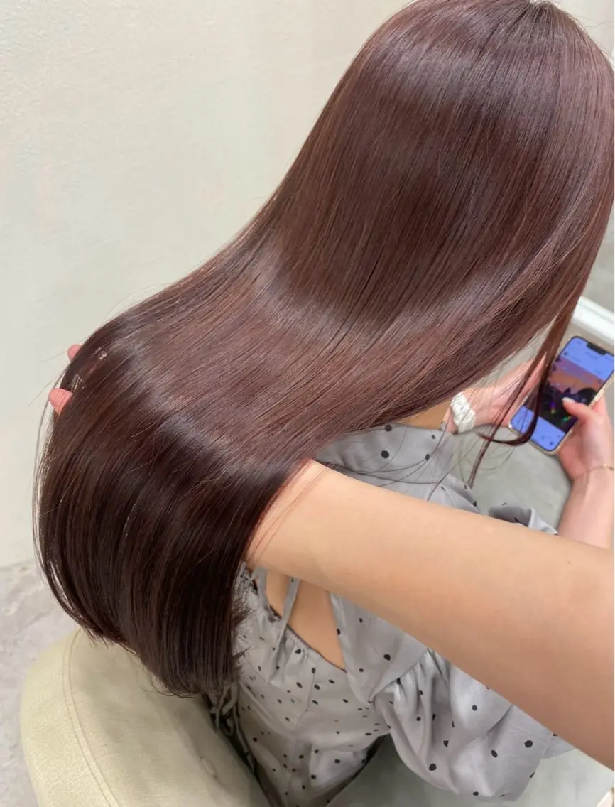 ロング 宮下 日菜乃のヘアスタイル