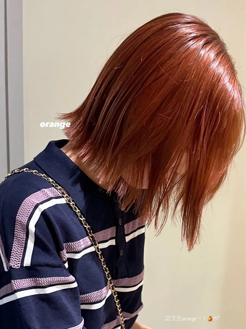 ショート カラー 暖色カラー/レイヤー 🌙 オノユリカのヘアスタイル