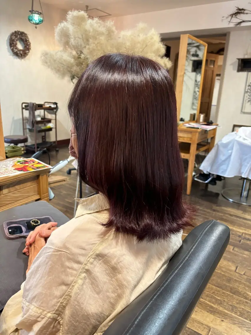 カラー ピンクカラー アカリ😸🫶 カラーリスト🧡のヘアスタイル