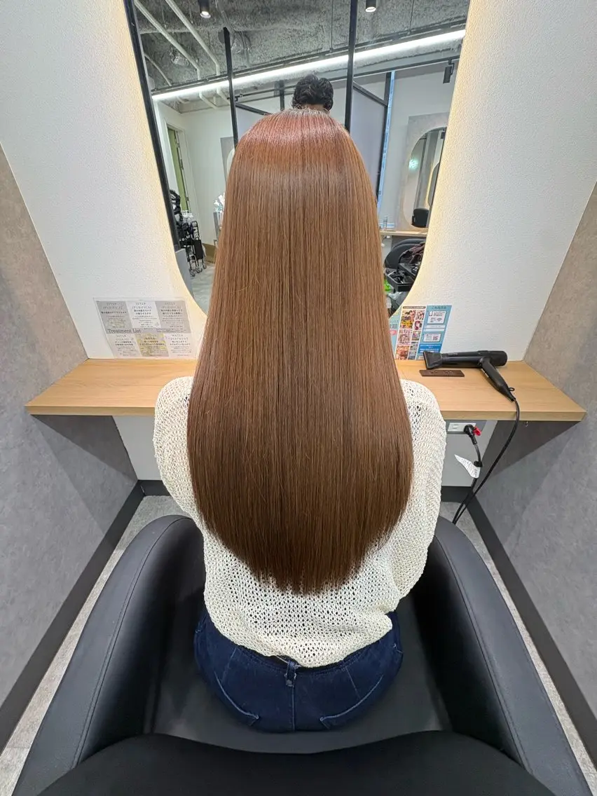 ロング 髪質改善 トリートメント 酸熱トリートメント トリートメント Ryu✨艶髪 髪質改善ストレート✨のヘアスタイル