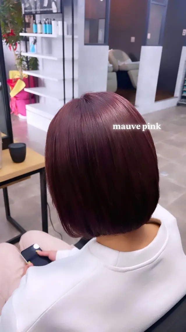 カラー ブラウンカラー ピンクカラー ヘアカラー 🪡 KIMU🪡🎀のヘアスタイル