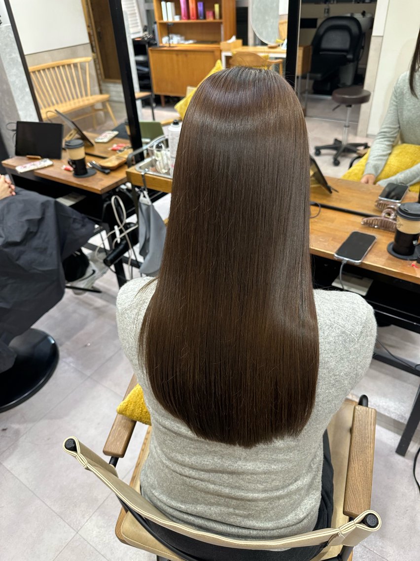 カラー 安部 紗菜のヘアスタイル