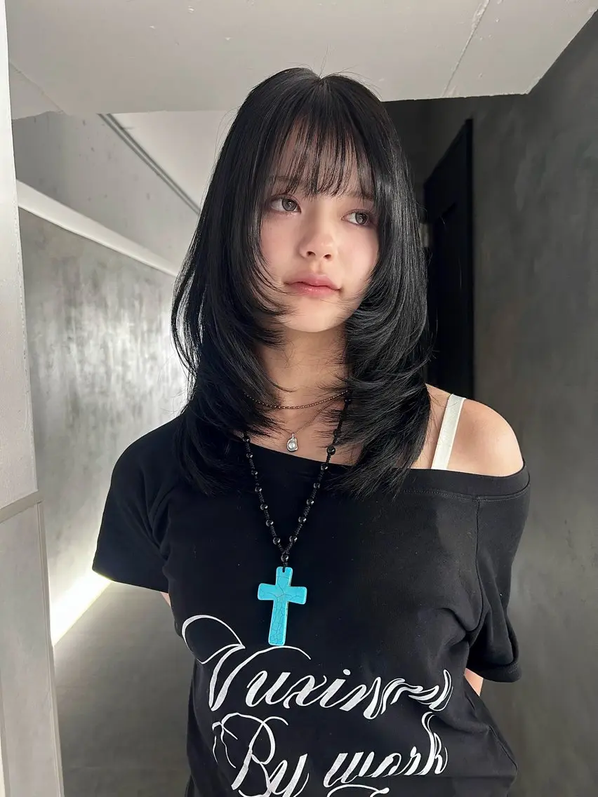 カラー 透明感カラー ヘアカラー ️🧬akari🧬 ハイトーン/レイヤーのヘアスタイル