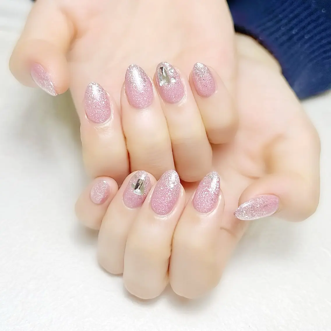 ネイル アートネイル オフィスネイル ワンカラーネイル 冬ネイル rouse nail RISATOのネイルデザイン