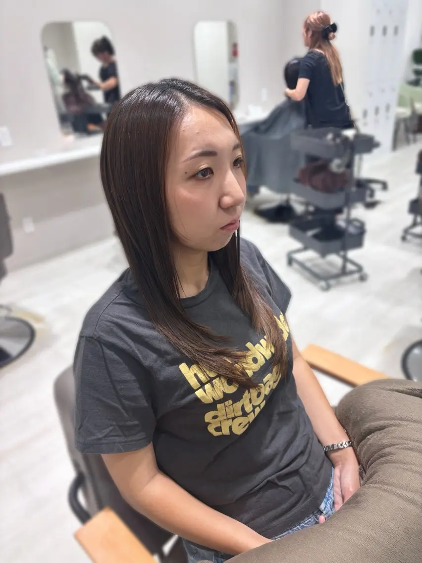 セミロング レイヤーカット カット ヘアカラー 🌿髪質改善/レイヤ ー🌿ひかるんのヘアスタイル