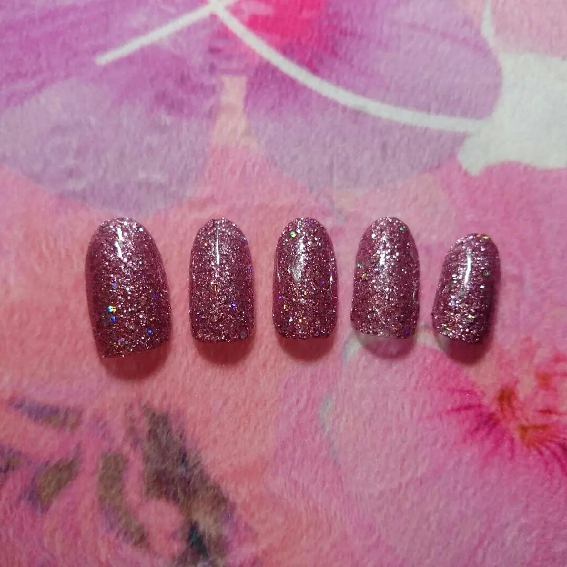 ネイル キラキラネイル ピンク JEWEL nailのネイルデザイン