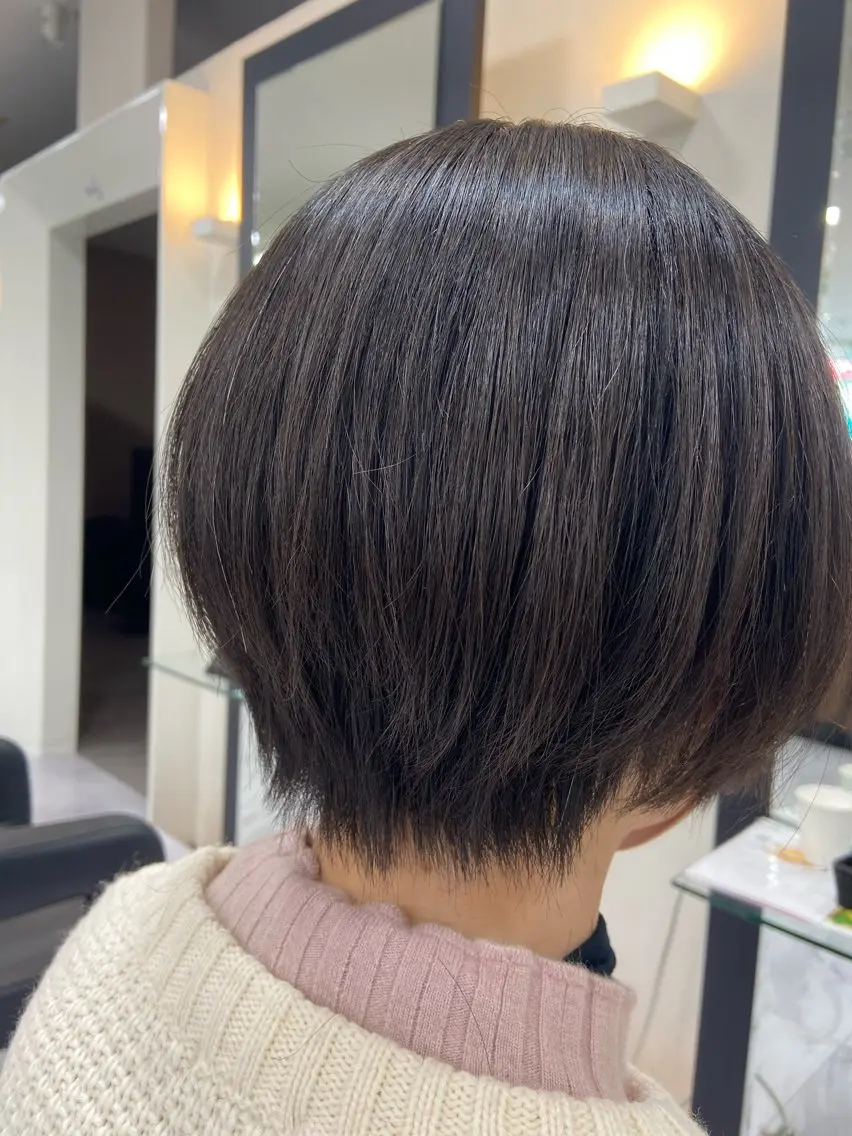 ショート 丸みショート ショートヘア Luce 杉本のヘアスタイル