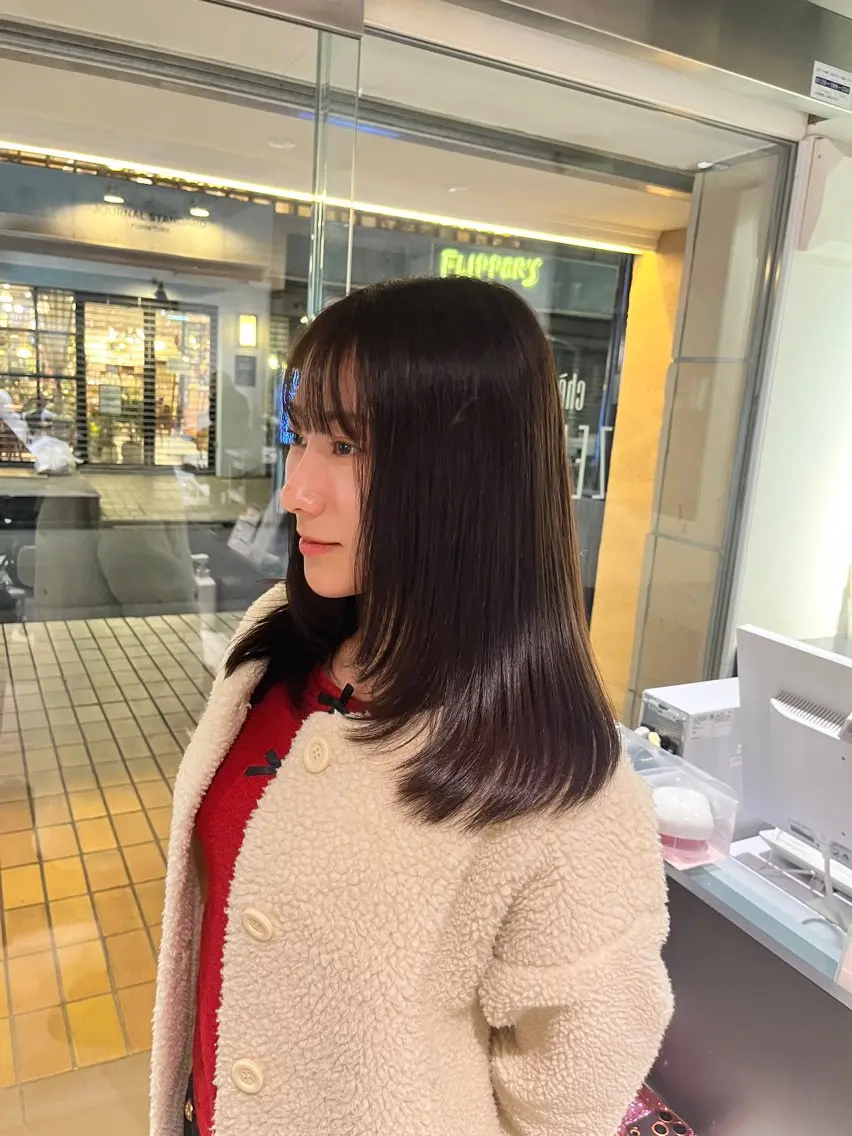 ミディアム レイヤーカット くぼたひより /モデル様募集中のヘアスタイル