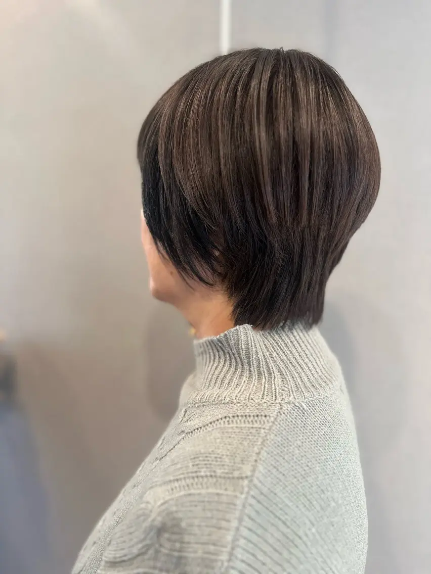 ショート ミストバング K Harukaのヘアスタイル