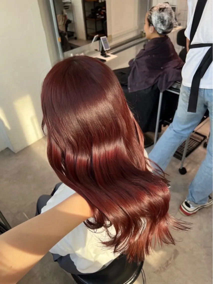 セミロング 安原 幸生のヘアスタイル