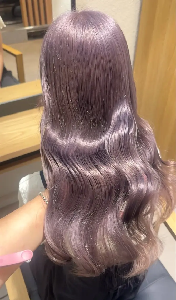 ロング ヘアカラー トリートメント たかはし るなのヘアスタイル