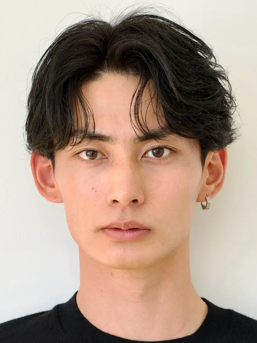 メンズ カット 縮毛矯正 曲がる縮毛矯正 /山本千太のヘアスタイル