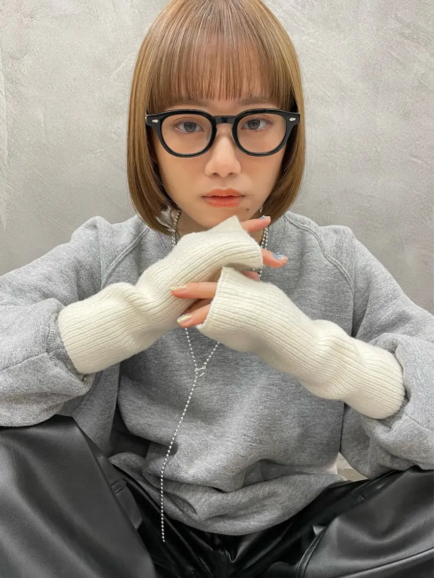 ショート くどうももか 浦和　ショート　ボブのヘアスタイル