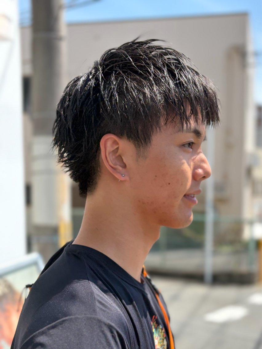 メンズ 溝渕 天馬のヘアスタイル