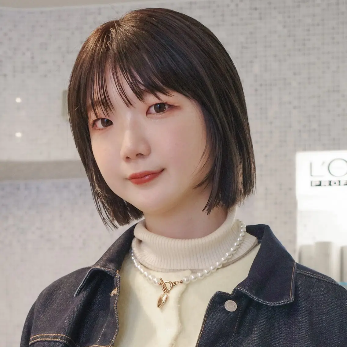 ミディアム カラー カット ヘアカラー トリートメント ボブ特化美容師/ ボブパーマ/ミツイのヘアスタイル