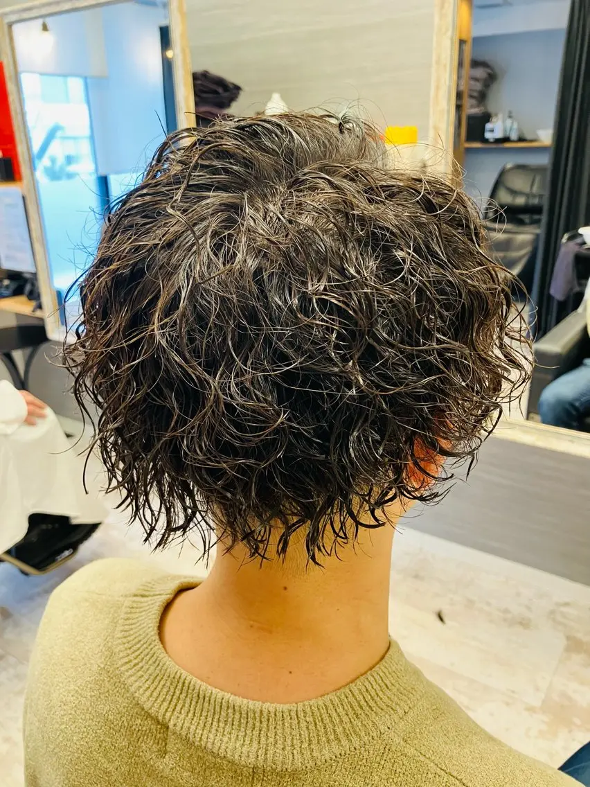 パーマ メンズ カット パーマ メンズ特化/パーマ/ フェードWATARUのヘアスタイル