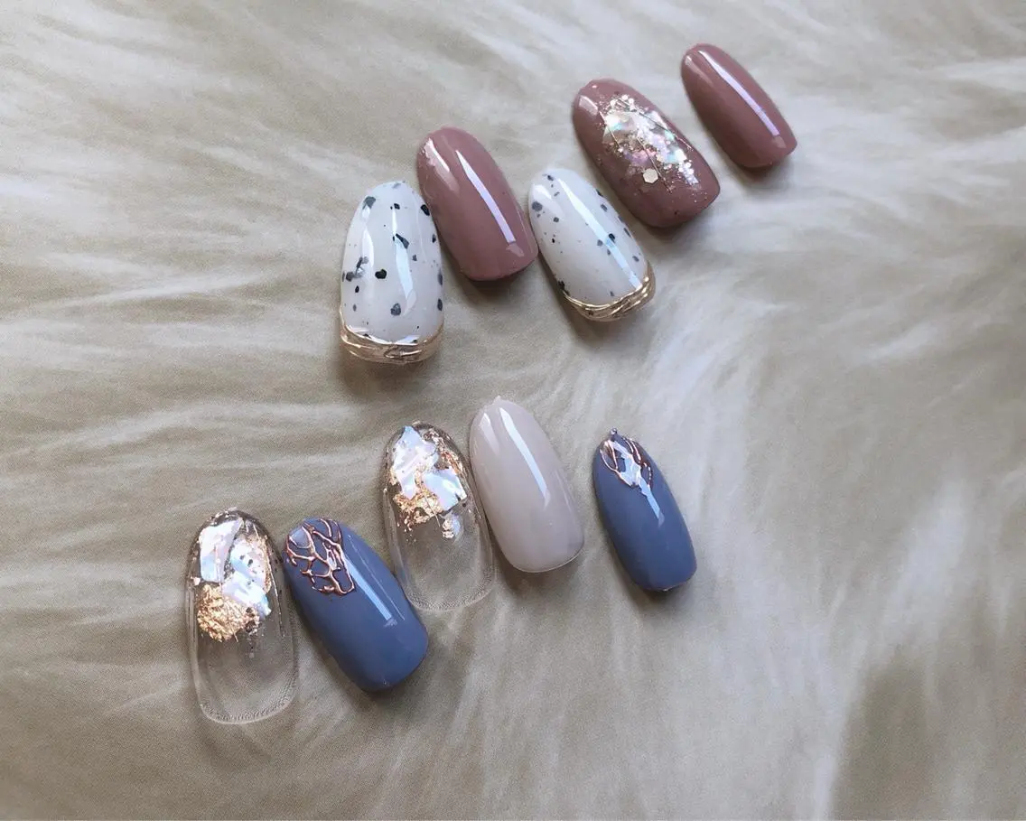 ネイル アートネイル ハンドネイル saki_ nail heronのネイルデザイン
