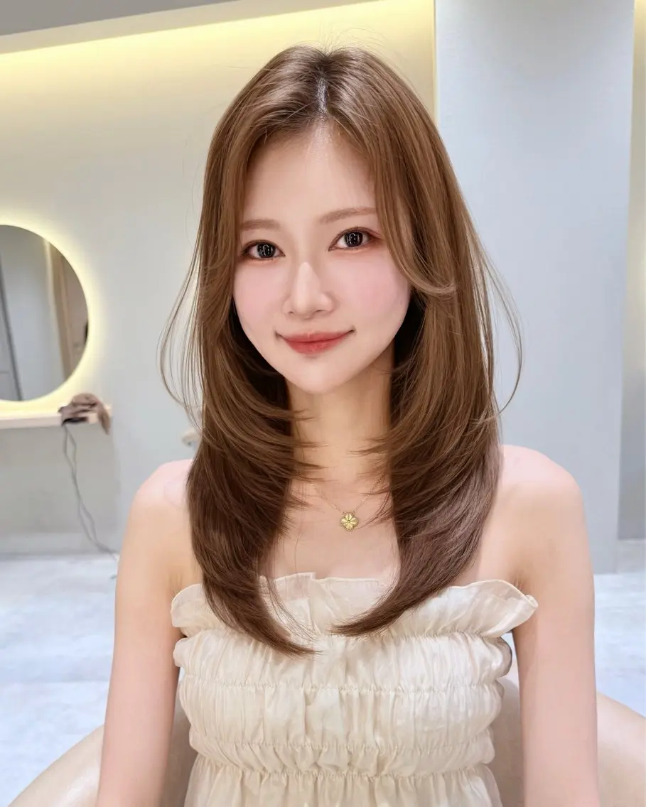 セミロング ヘアアレンジ 北村 誉 /パーソナルカラーのヘアスタイル