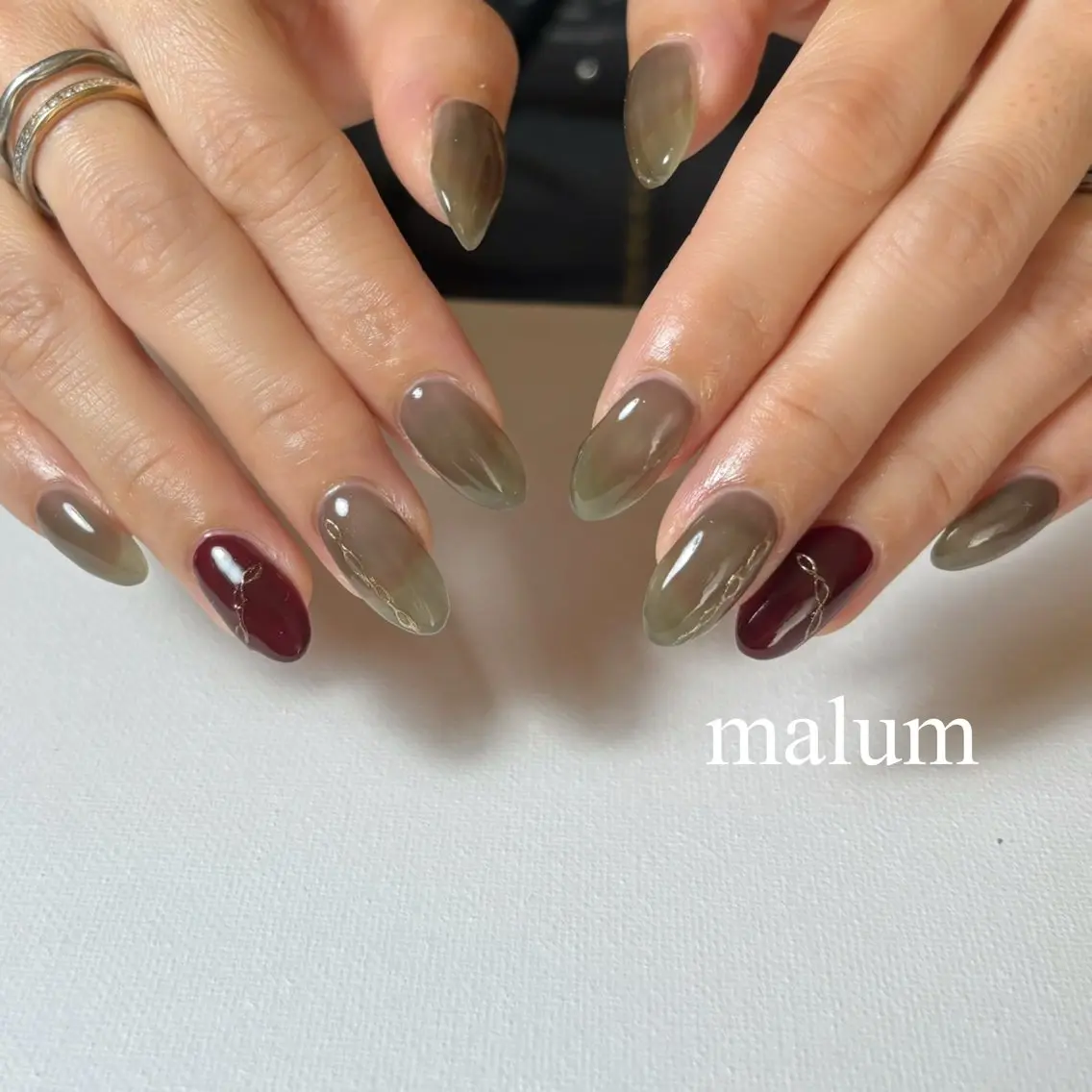 ネイル ハンドネイル malum nailのネイルデザイン