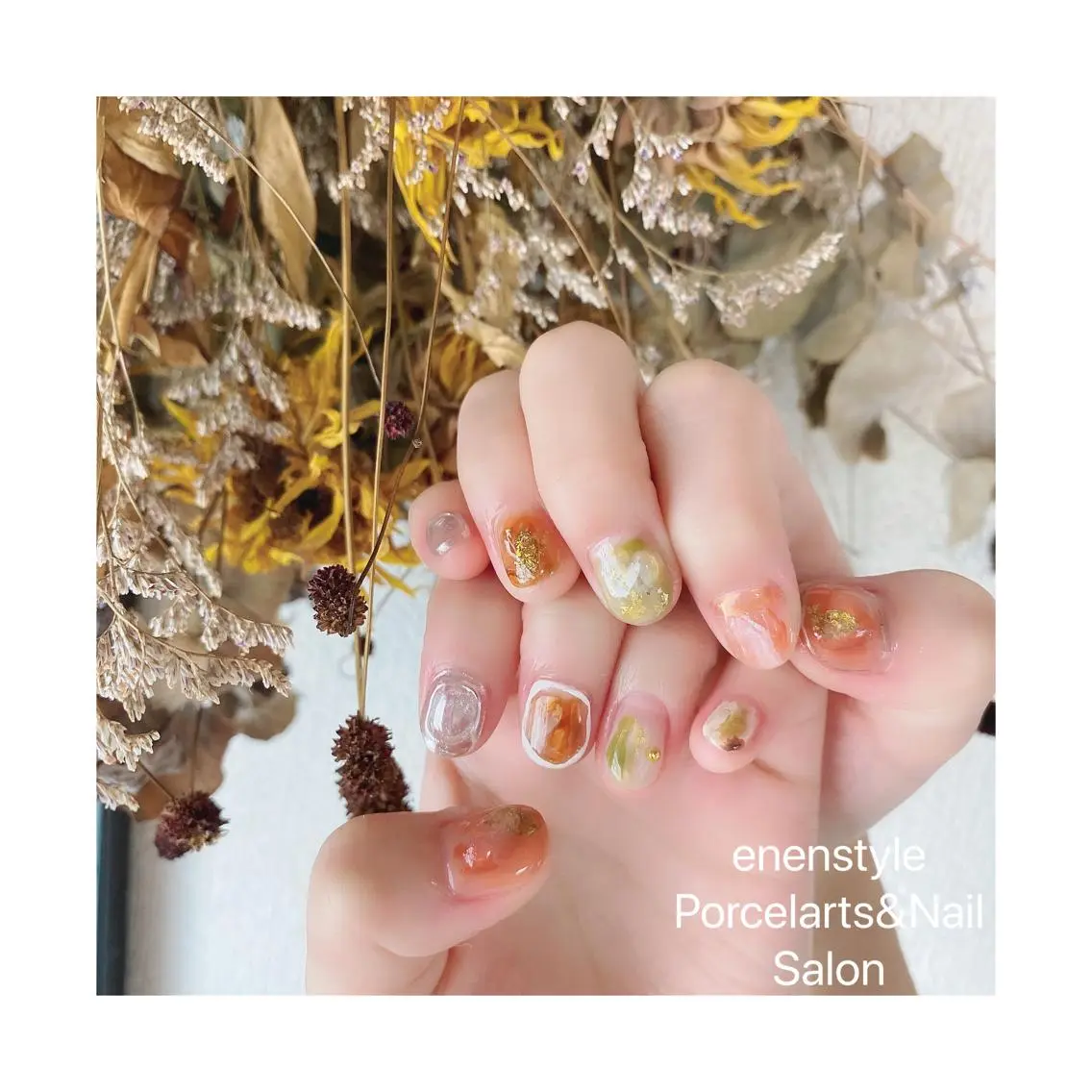ショート ネイル ハンドネイル 🐾enen style 🐾のネイルデザイン