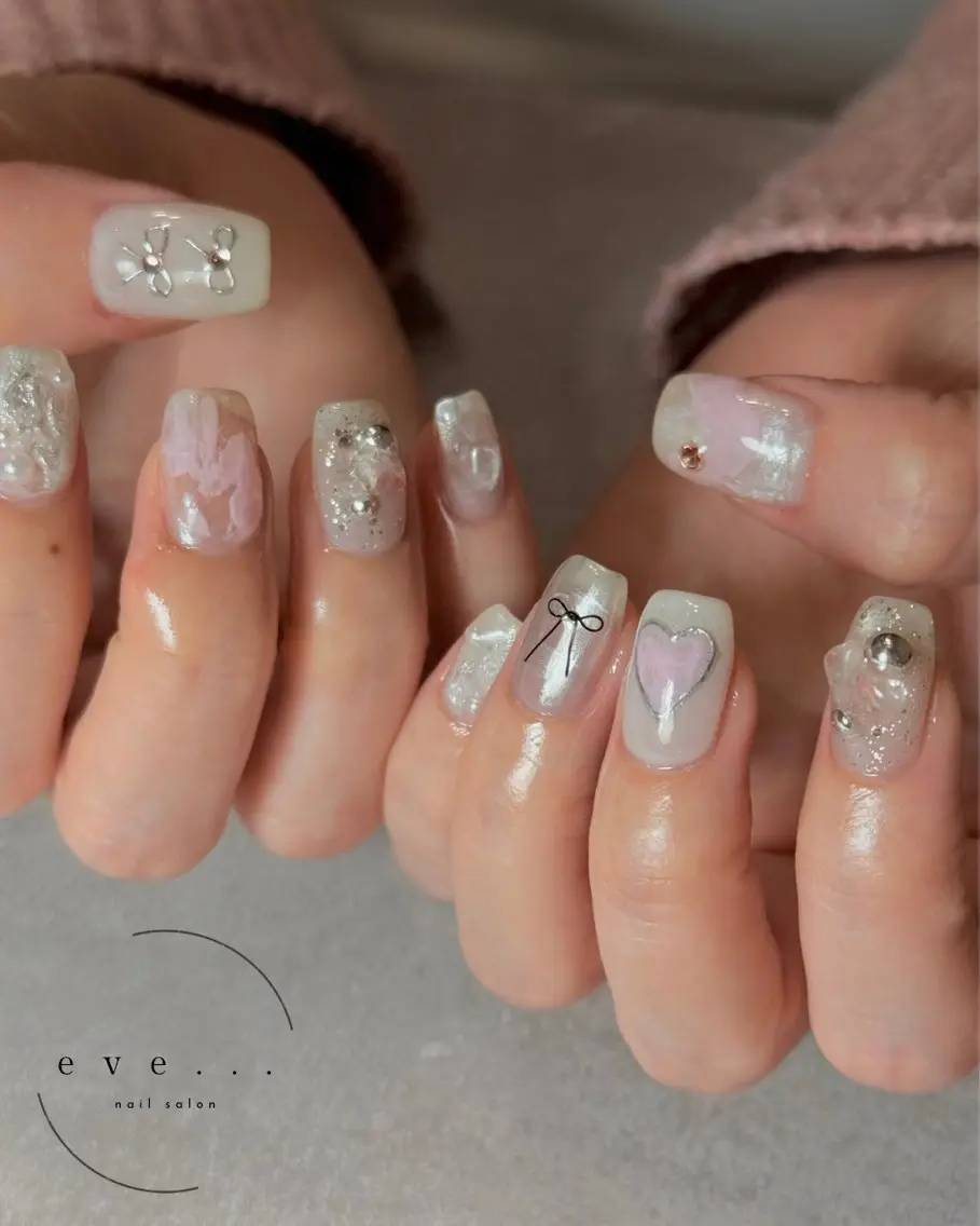 ネイル ニュアンスネイル ハンドネイル nail salon eve...のネイルデザイン