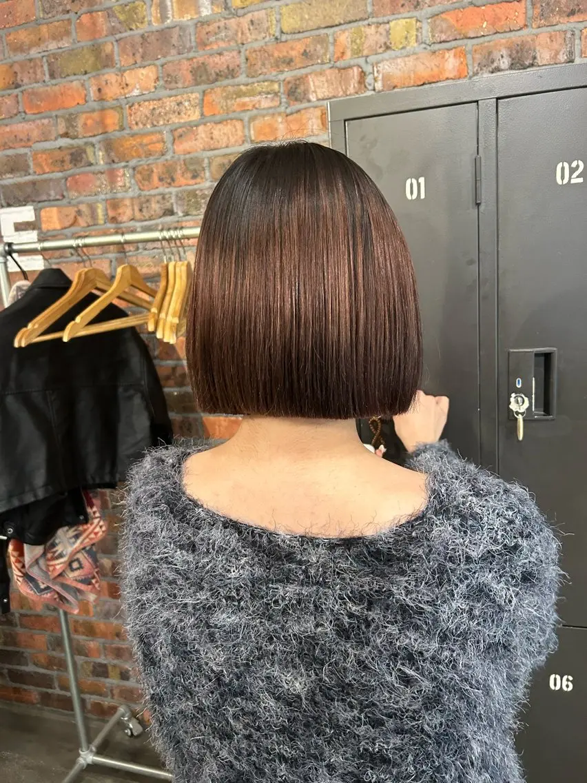 ショート パーマ 縮毛矯正 カット 縮毛矯正 トリートメント the BRIDGE 加藤みのりのヘアスタイル