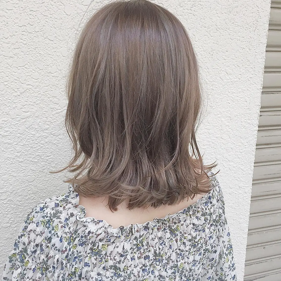 ミディアム カラー パーマ ヘアアレンジ 【白髪ぼかし 専門GBG】自由が丘のヘアスタイル