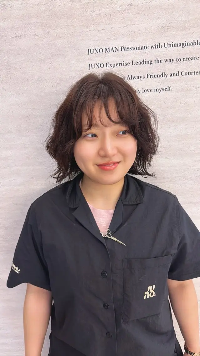 パーマ 本場韓国ヘア特化 아이비/Aibiのヘアスタイル