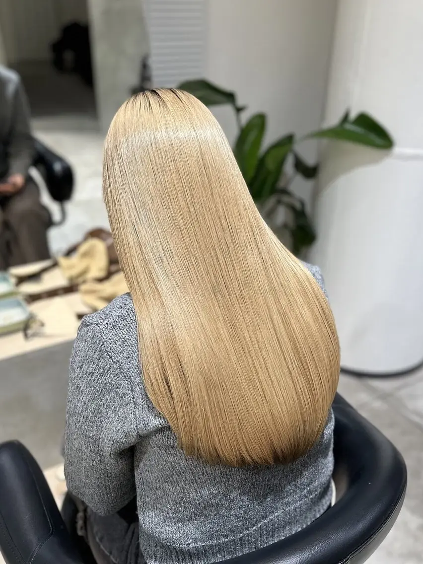 ロング カット 縮毛矯正 トリートメント 美髪矯正🫧艶髪特化 🫧関口太郎のヘアスタイル