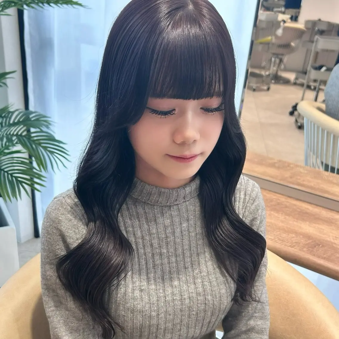 ロング カラー カット ヘアカラー トリートメント レイヤー/艶カラー/ Natsuho💞のヘアスタイル