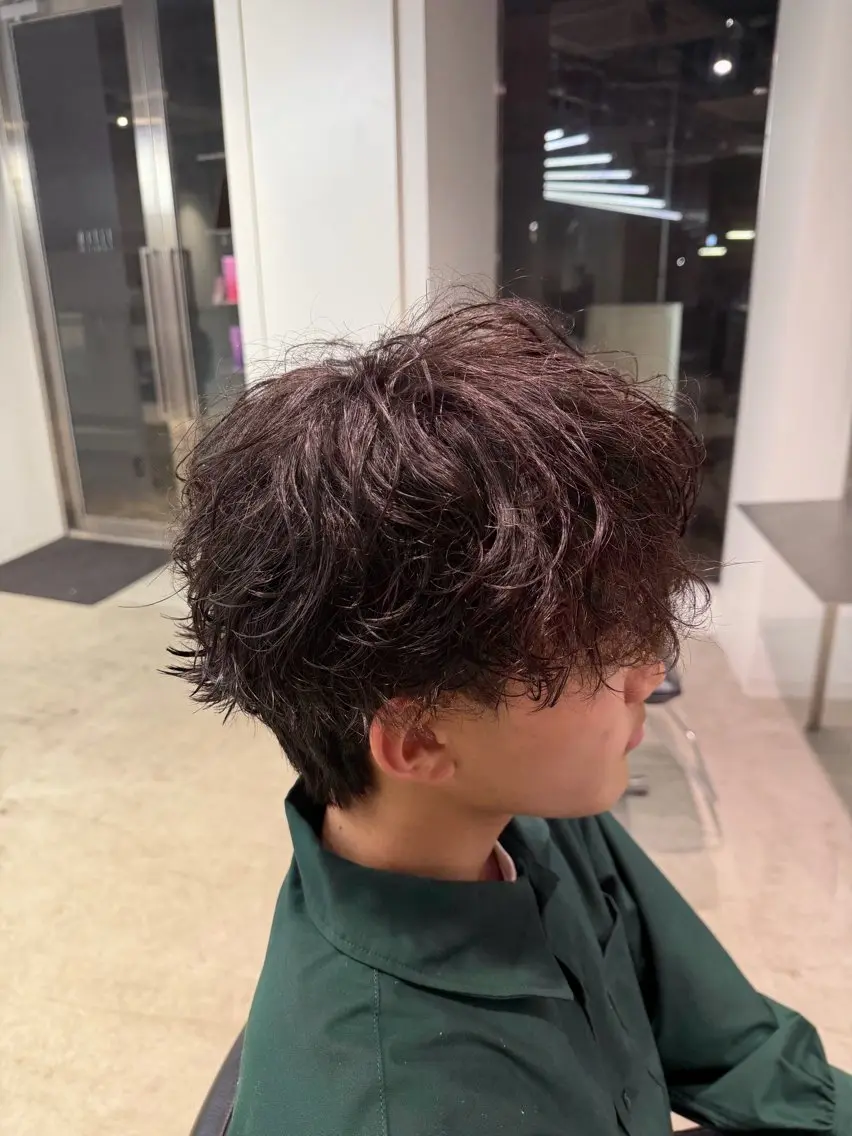 パーマ メンズ カット パーマ fifth天神 パーマ特化/石橋航海のヘアスタイル
