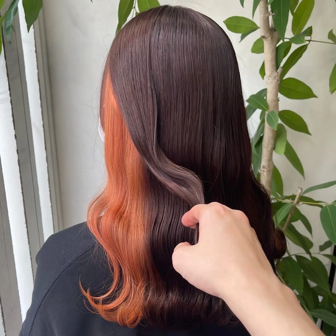 🎀🫶🏻可愛い仕込みカラー🫶🏻🎀【インナーカラー➕1stepトリートメント➕カット】の写真