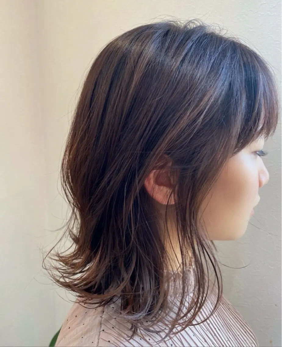 ミディアム カラー カット ヘアカラー トリートメント ◤ Jammin.◢ Mizuho.のヘアスタイル