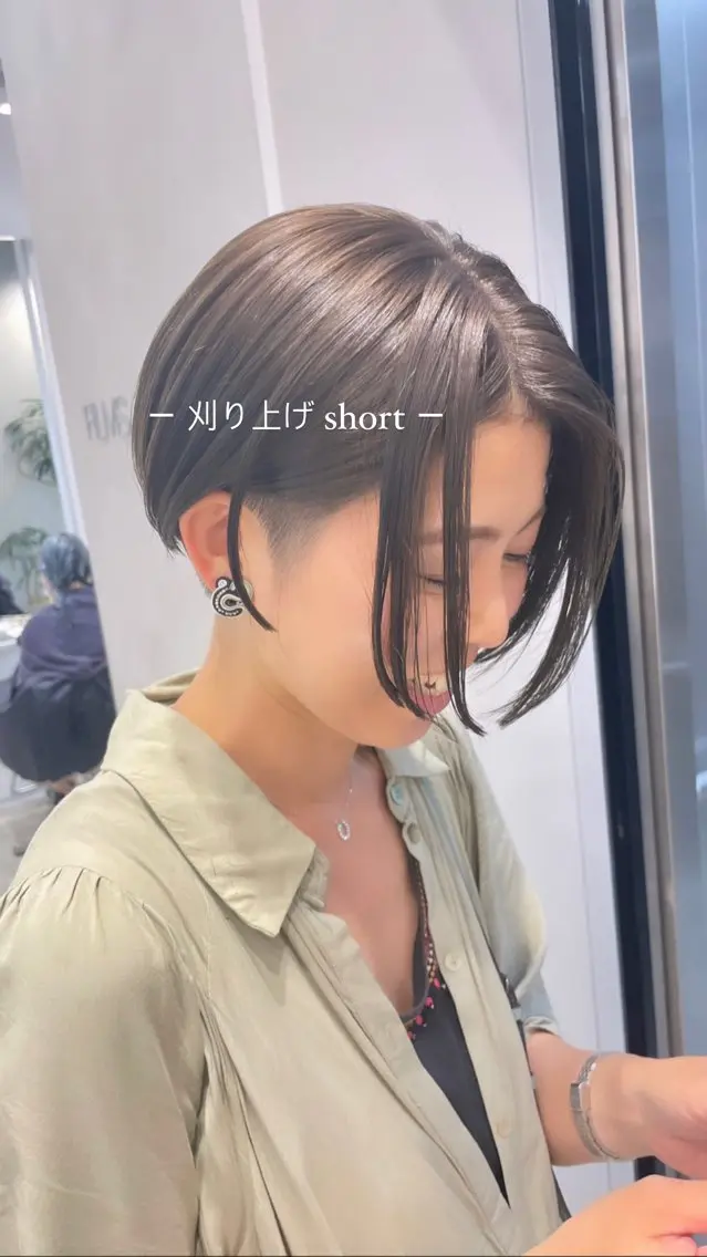 ショート ショートヘア 表参道レイヤーカット 髪質改善山岸季生のヘアスタイル
