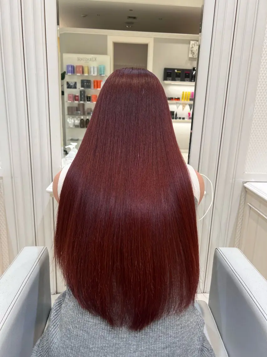 ロング カラー ブリーチ ブリーチなしカラー 銀座/カラー 🎀momo🎀のヘアスタイル