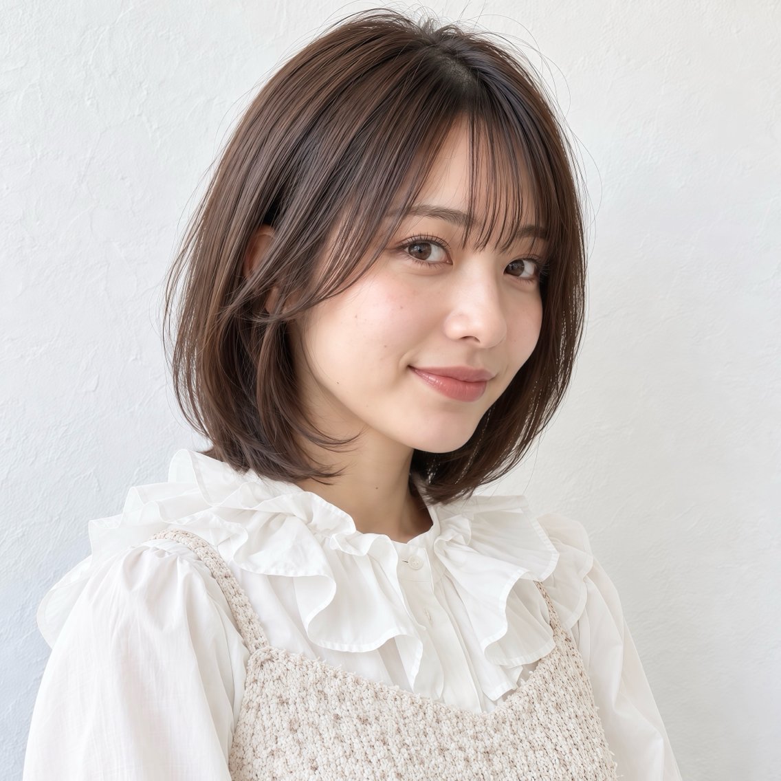 ショート カラー ボブ レイヤーカット カット トリートメント 銀座/モテ🤍垢抜け レイヤー/あさみのヘアスタイル