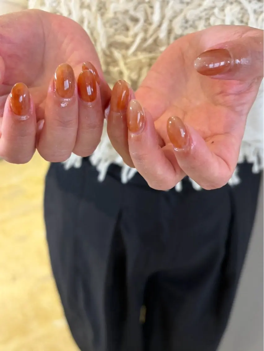 ネイル ニュアンスネイル オフィスネイル Nail Salon Luanaのネイルデザイン