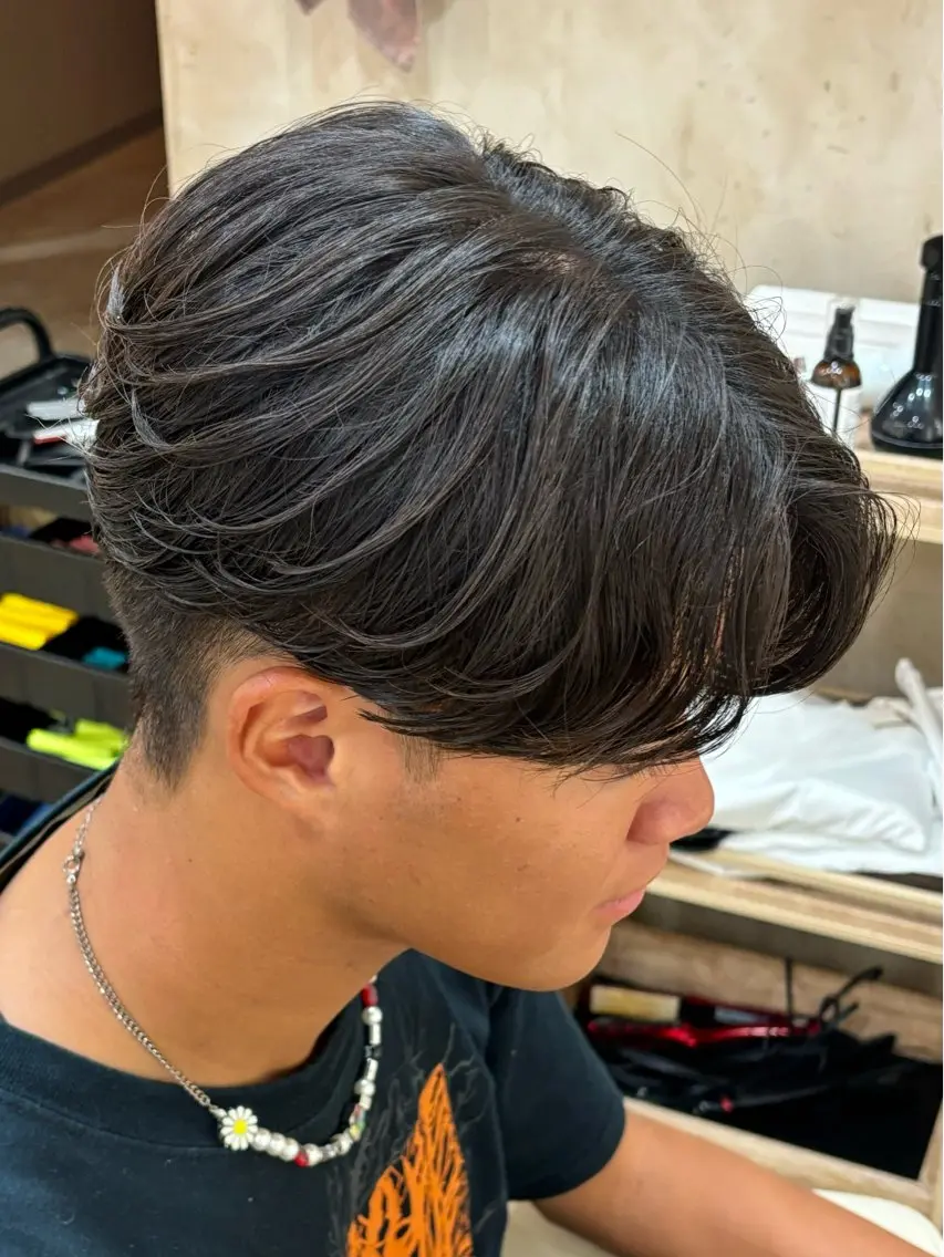 🔥ご新規様メンズ限定人気No.３🔥骨格矯正カット＋ニュアンスパーマ🌀（ニュアンスパーマ/カルマパーマ/ケアパーマ）の写真