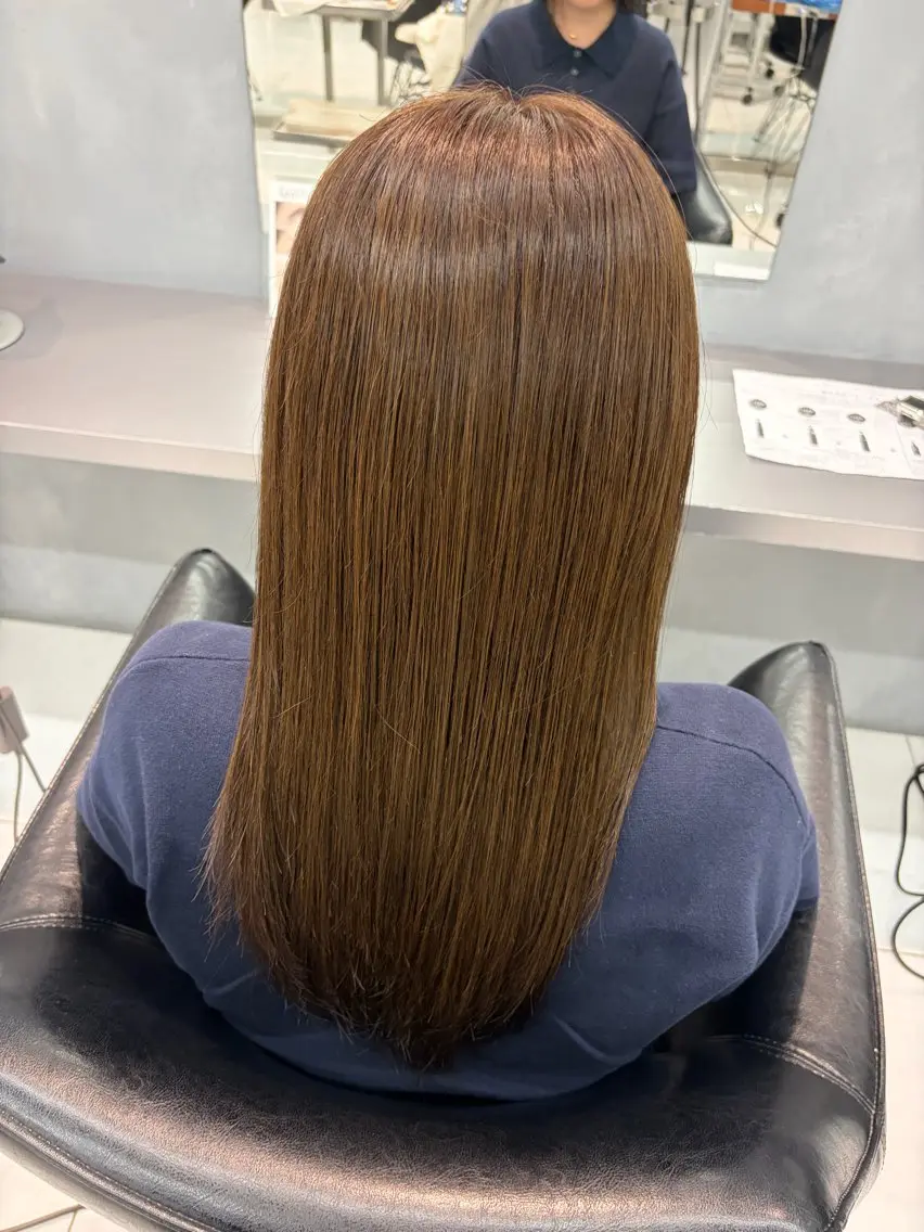 セミロング タナカ アゲハのヘアスタイル