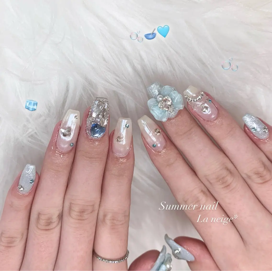 ネイル ハンドネイル La neige* yuki 🐩🌙のネイルデザイン