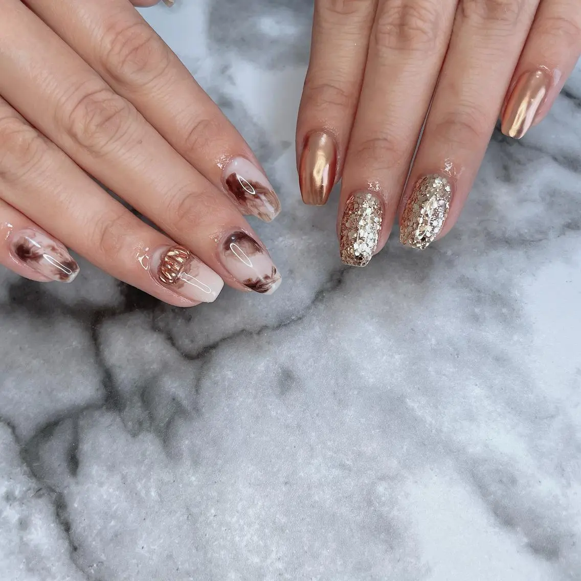 ネイル ジェルネイル ハンドネイル Kayo 💅のネイルデザイン
