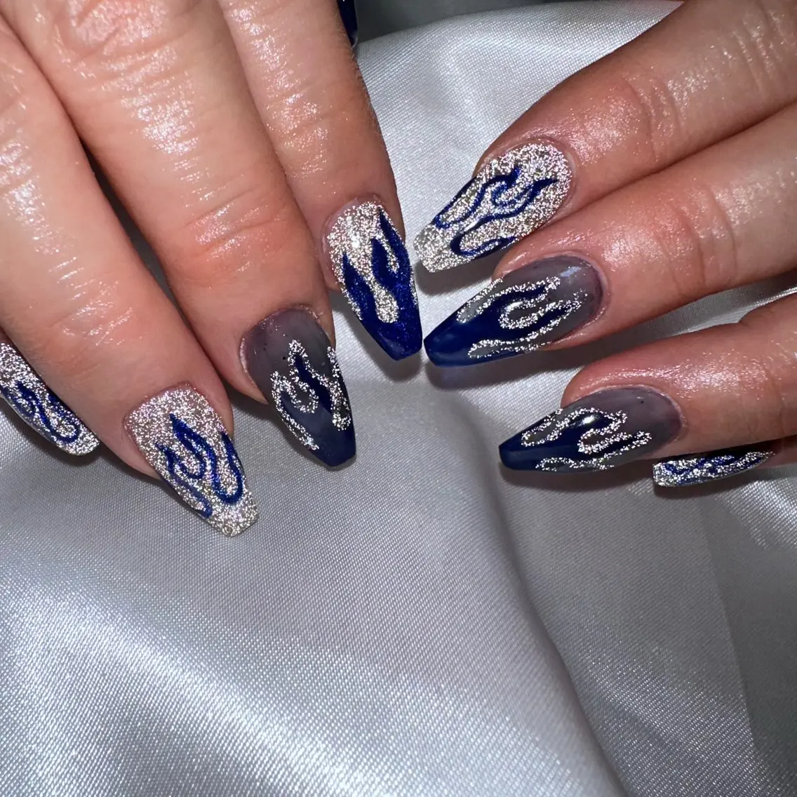 ネイル フラッシュネイル nail salon 凪のネイルデザイン